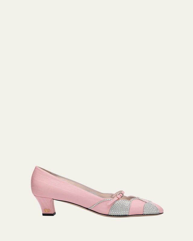 Bowow Moire Strass Pumps